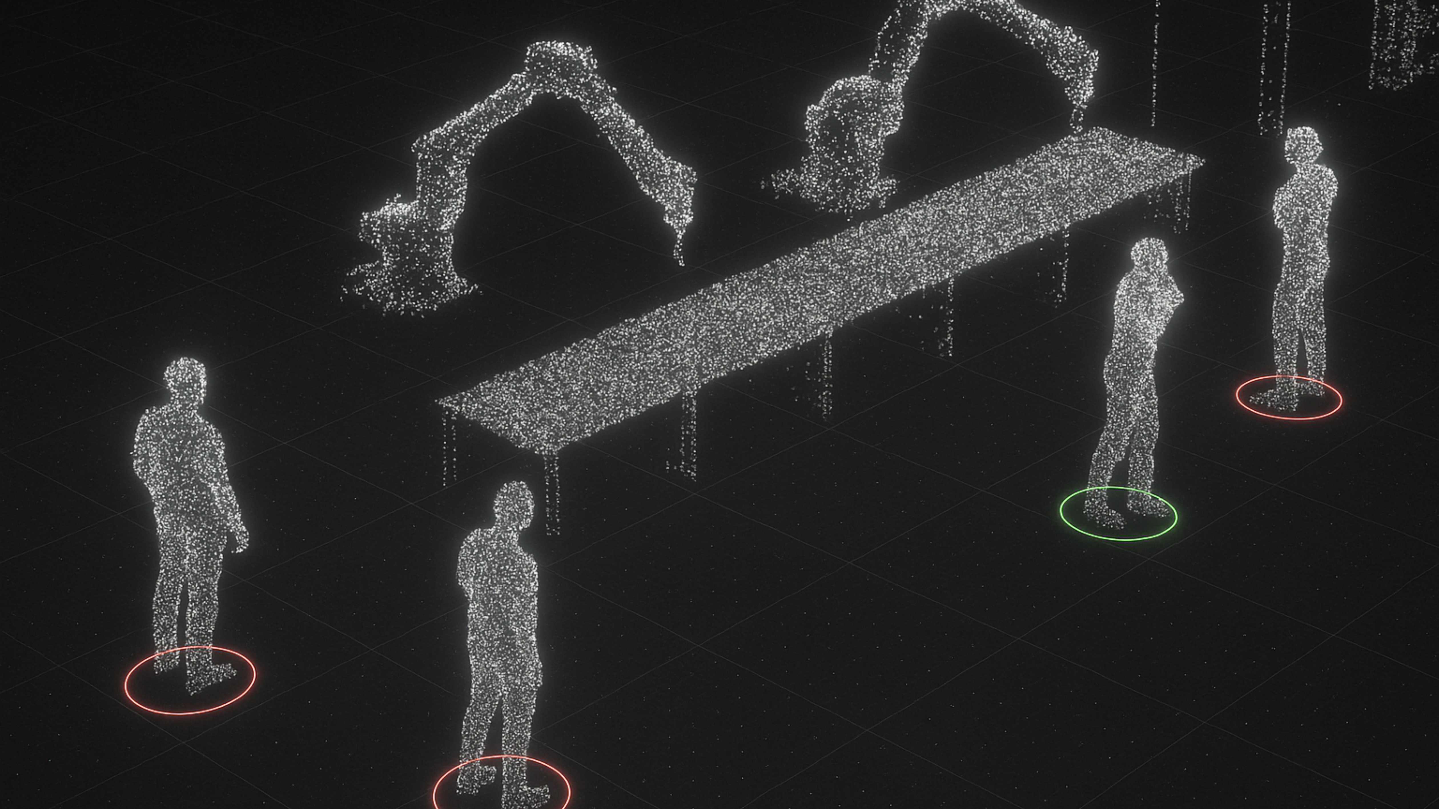 AMORPH.senses LiDAR provides detailed, anonymous tracking of people, forklifts, and machinery inside industrial environments. By monitoring movement patterns and detecting unsafe interactions, it helps operators prevent accidents while optimizing workflows.