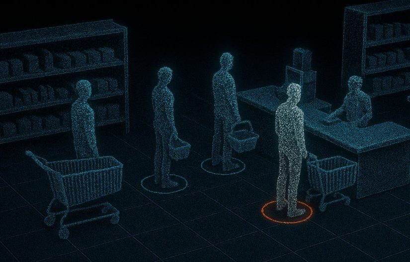 AMORPH.senses provides 3D LiDAR-based tracking of people and groups across defined areas — fully anonymous and seamless to deploy.  It delivers real-time monitoring of queues, waiting times, and movement paths, helping operators understand how customers interact with different zones.  By analyzing flow, split, and regroup behavior, it empowers data-driven decisions that improve both efficiency and customer satisfaction. 